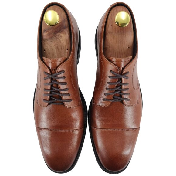 NEW Cole Haan Modern Essentials Brown Leather Dress Shoes Men 8.5 Captoe Oxfords - Picture 10 of 13